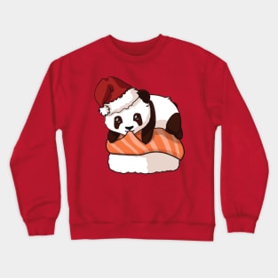 Panda Salmon Sushi Christmas Crewneck Sweatshirt